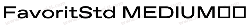 FavoritStd MEDIUM字体字体转换